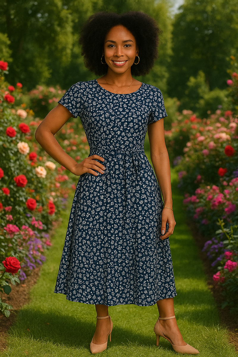 Vestido Floral Elegante