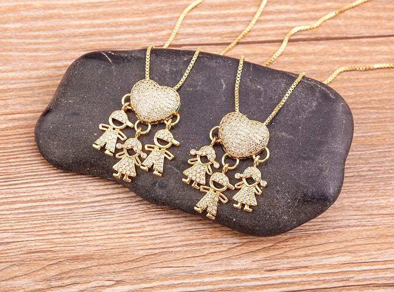 Colar Amor de Mãe Banhado a Ouro 18k